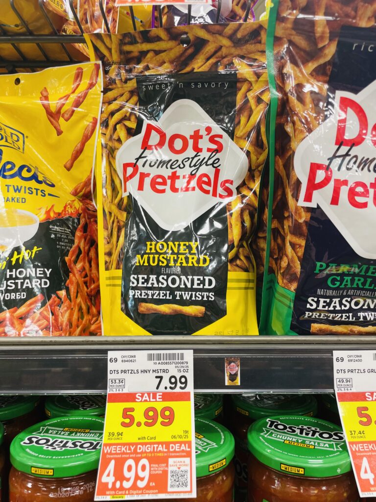 dot's pretzels kroger shelf image (1)