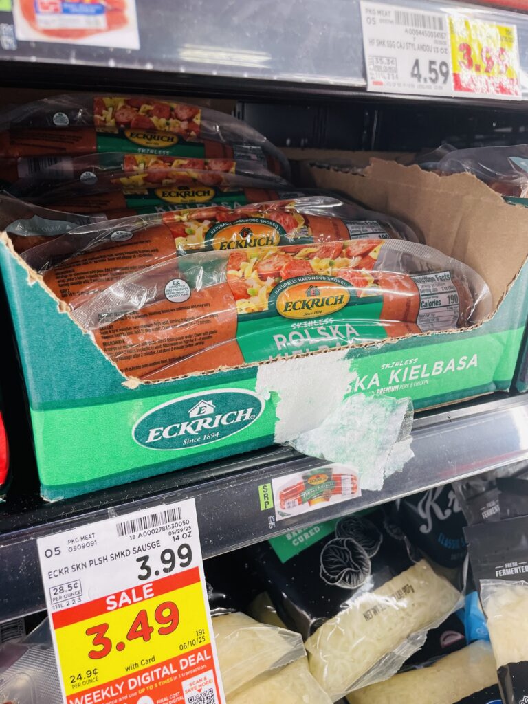 eckrich sausage kroger shelf image (1)