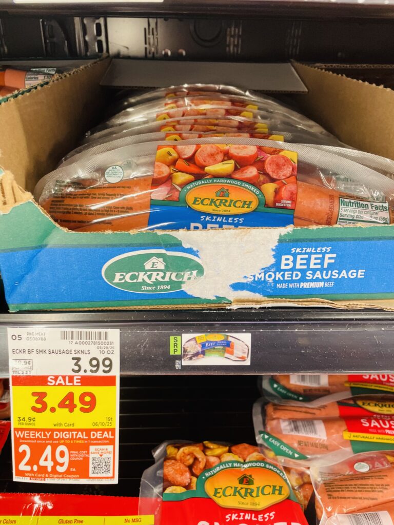 eckrich sausage kroger shelf image (1)
