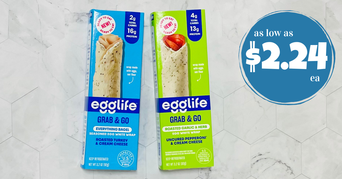 Egglife Grab and Go Wraps as low as $2.24! - Kroger Krazy
