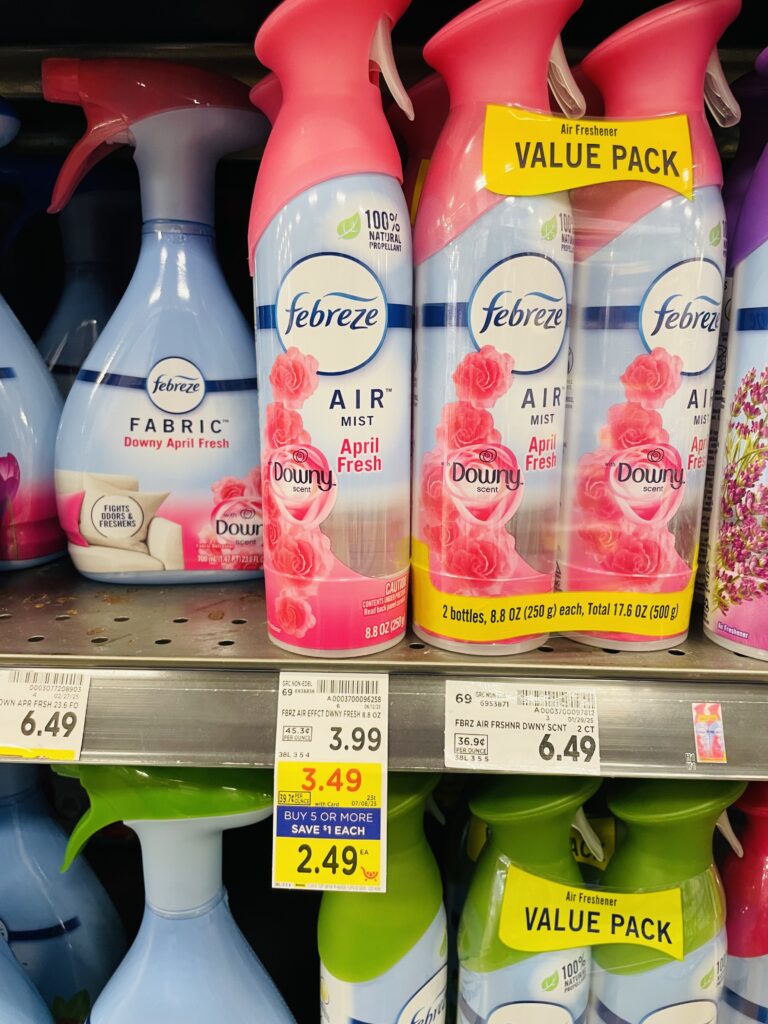 febreze air mist kroger shelf image (1)
