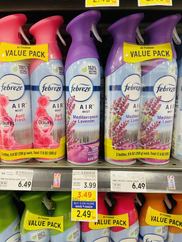febreze air mist kroger shelf image (1)