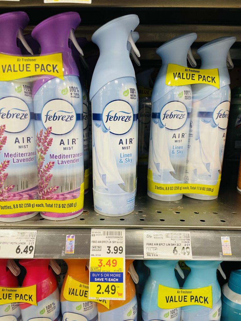 febreze air mist kroger shelf image (1)