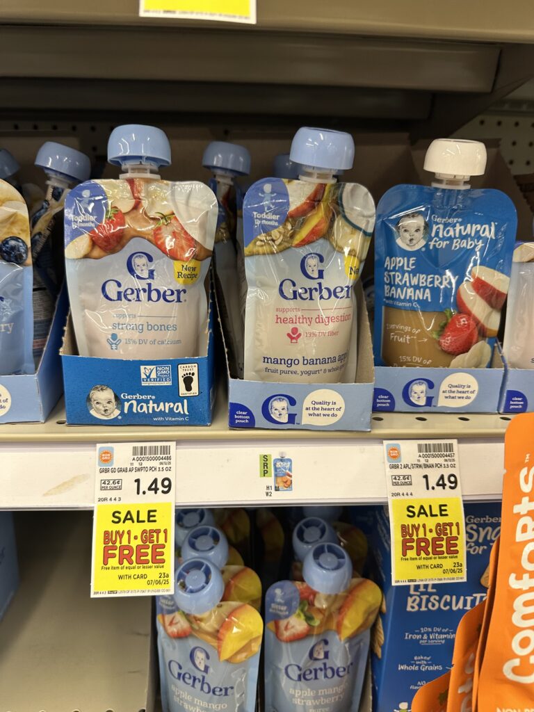 gerbers pouches kroger shelf image (1)