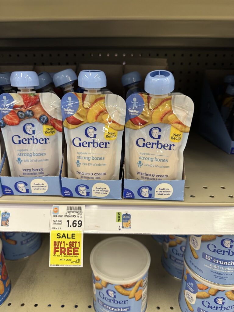 gerbers pouches kroger shelf image (1)