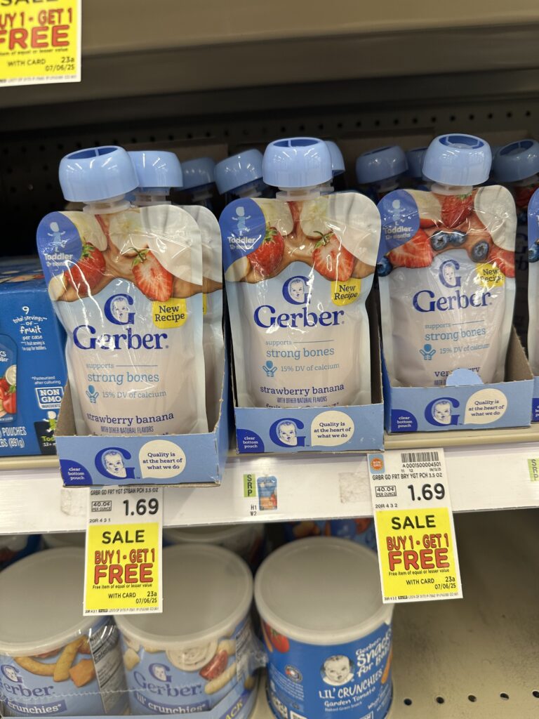 gerbers pouches kroger shelf image (1)