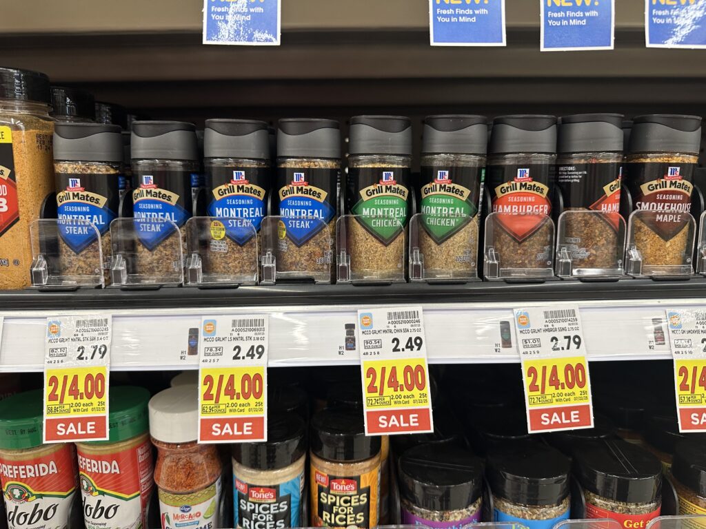 grill mates seasoning kroger shelf image