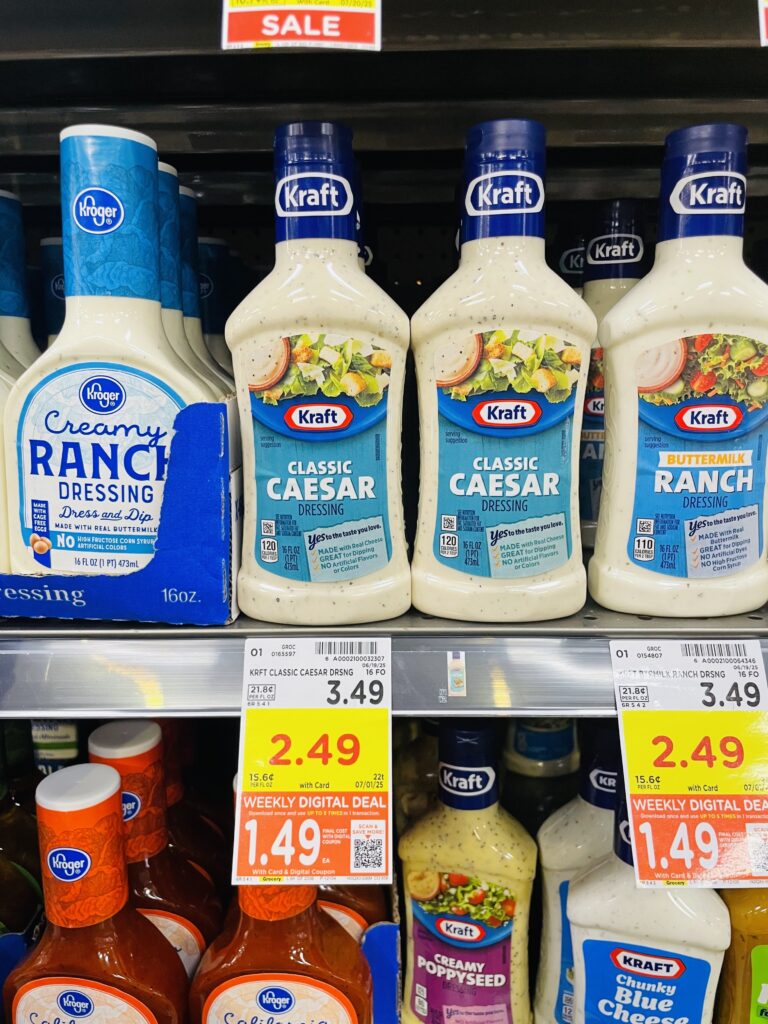 kraft dressing kroger shelf image (1)