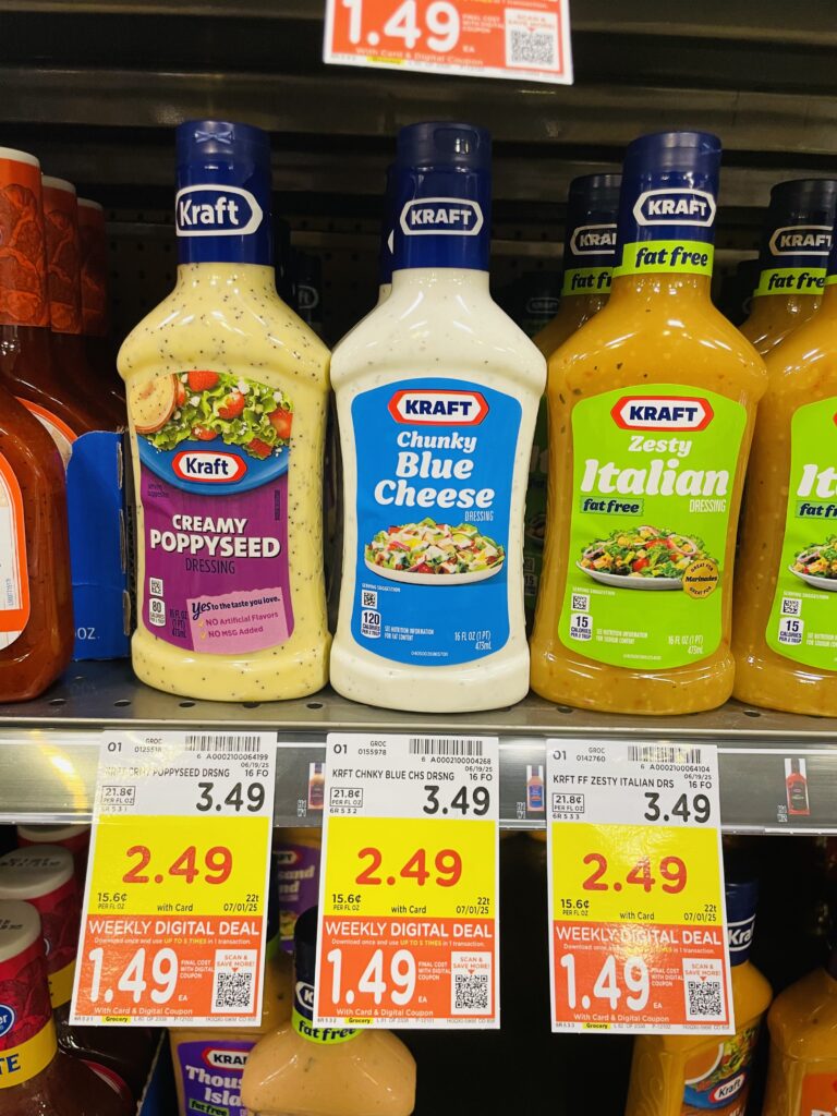 kraft dressing kroger shelf image (1)