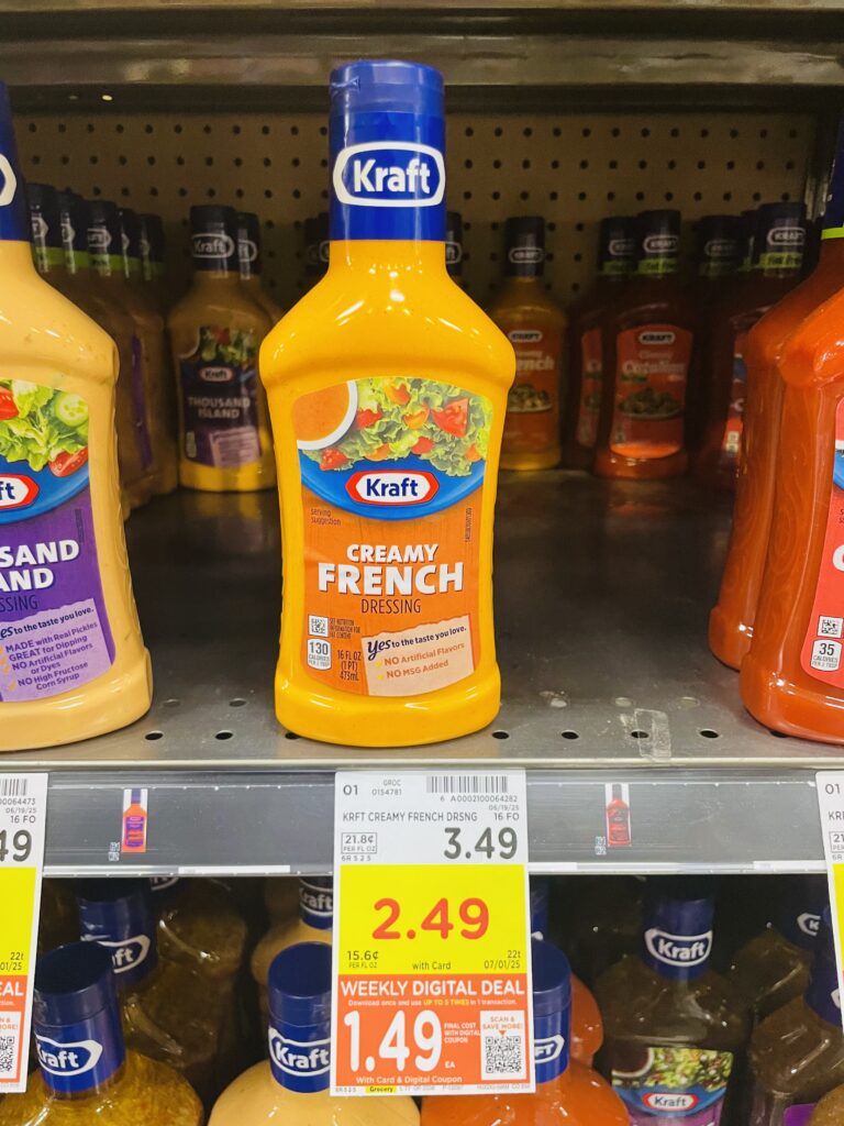 kraft dressing kroger shelf image (1)