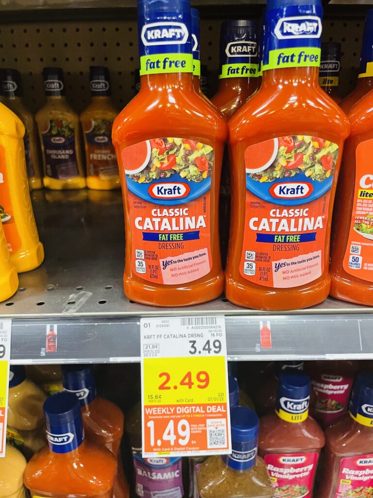 kraft dressing kroger shelf image (1)