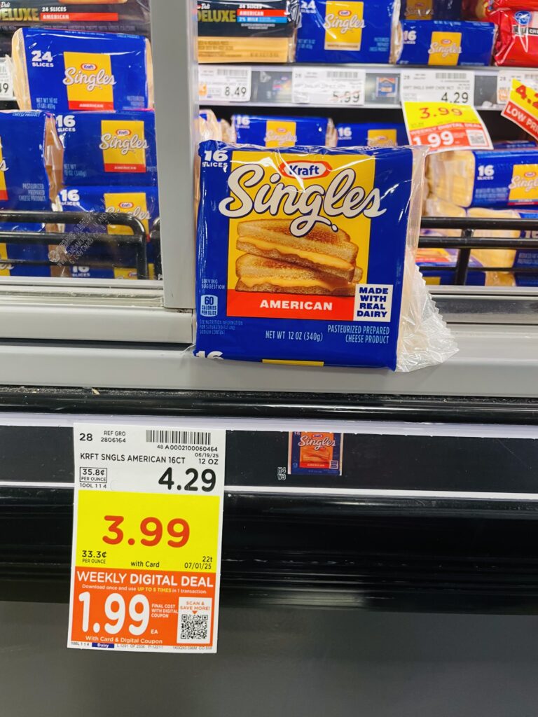 kraft singles kroger shelf image (1)