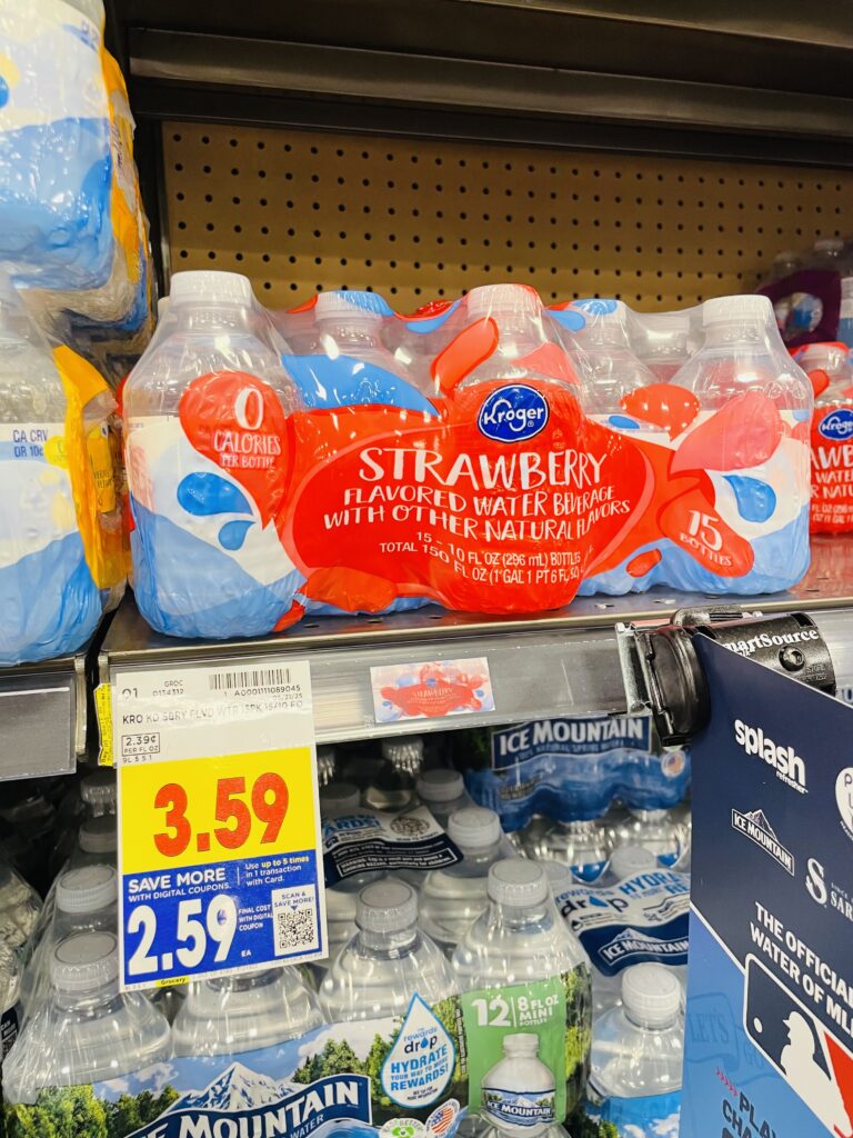kroger flavored water shelf image (1)