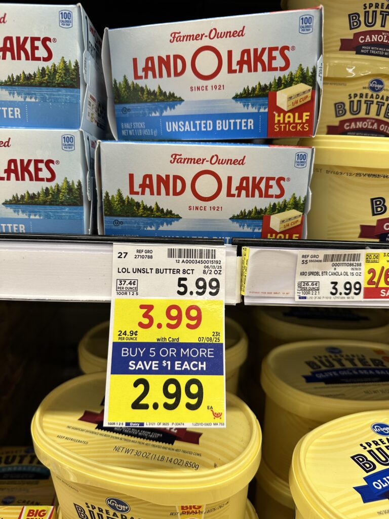 land o lakes butter kroger shelf image (1)
