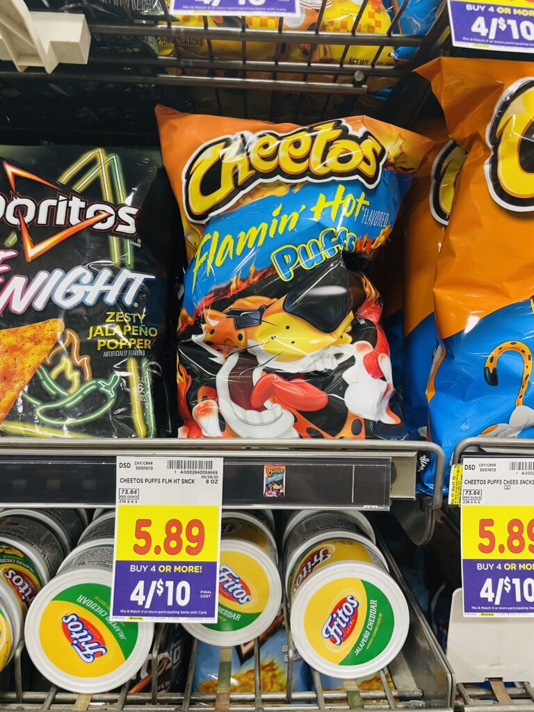 lays, cheetos and tostitos kroger shelf image (29)