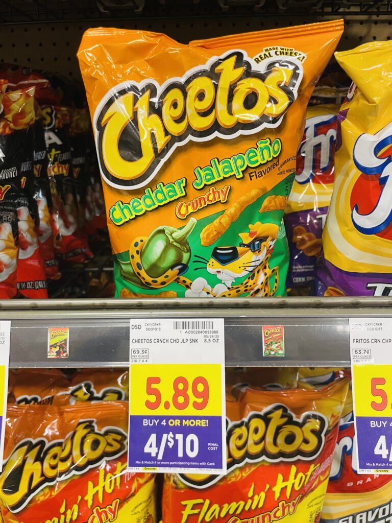 lays, cheetos and tostitos kroger shelf image (29)