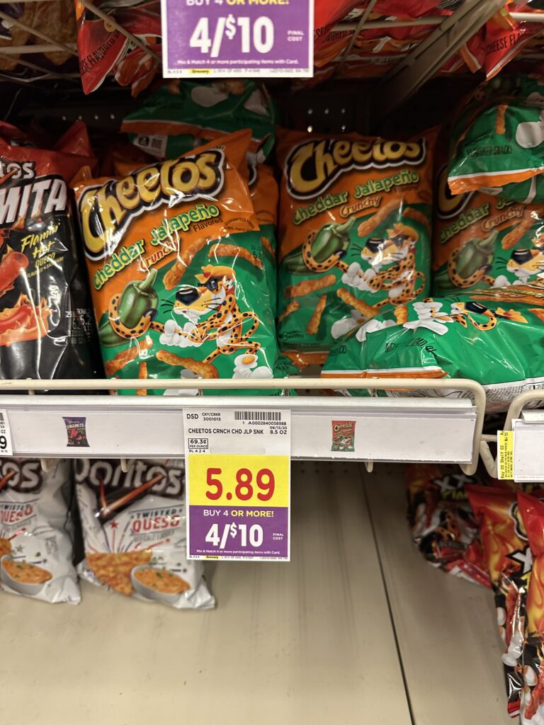 lays, takis and cheetos kroger shelf image (2)