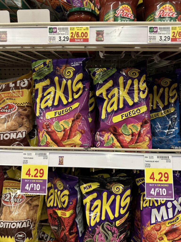 lays, takis and cheetos kroger shelf image (2)