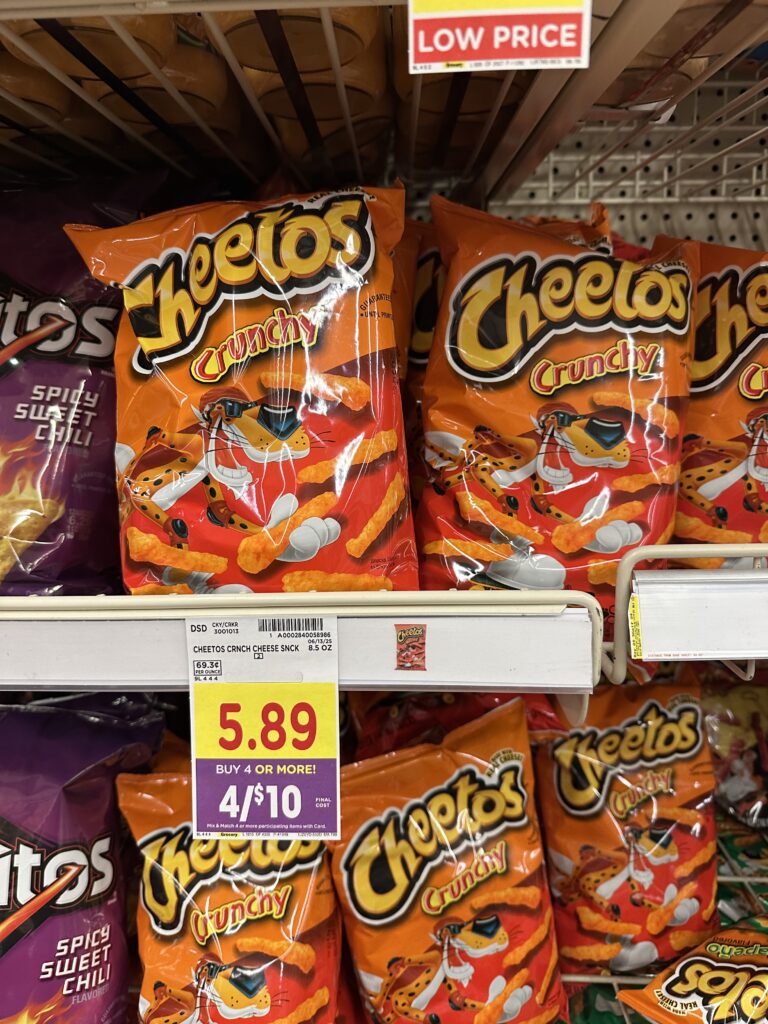 lays, takis and cheetos kroger shelf image (2)