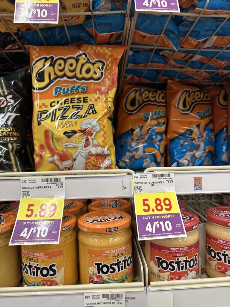 lays, takis and cheetos kroger shelf image (2)