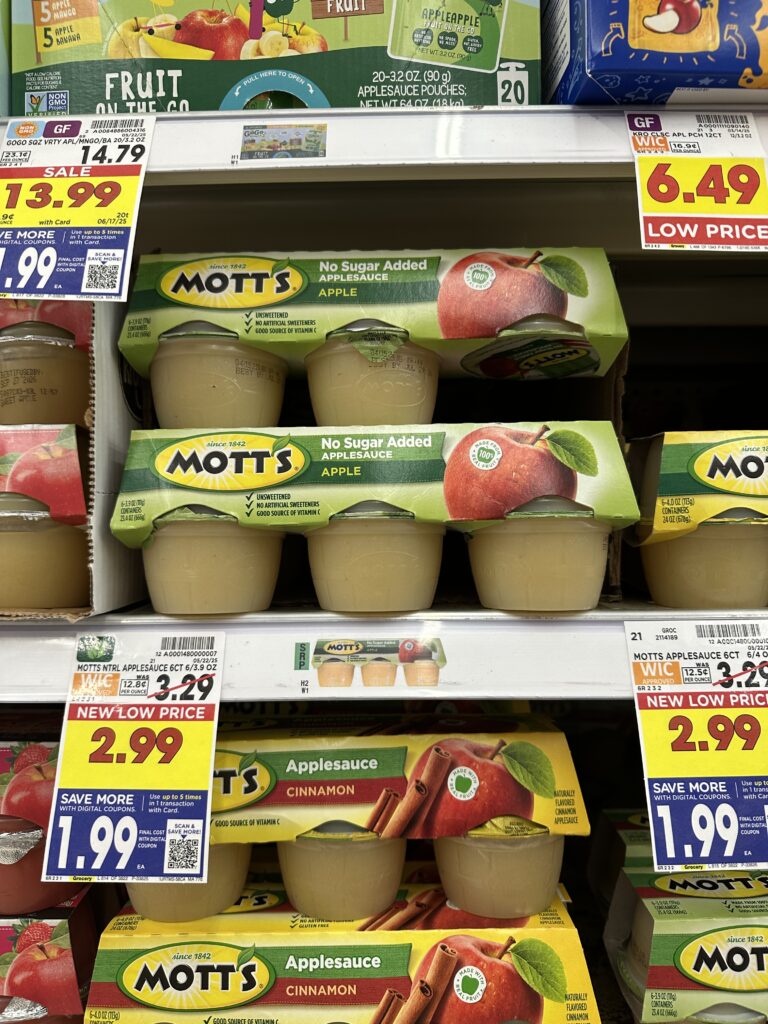 mott's applesauce kroger shelf image (1)