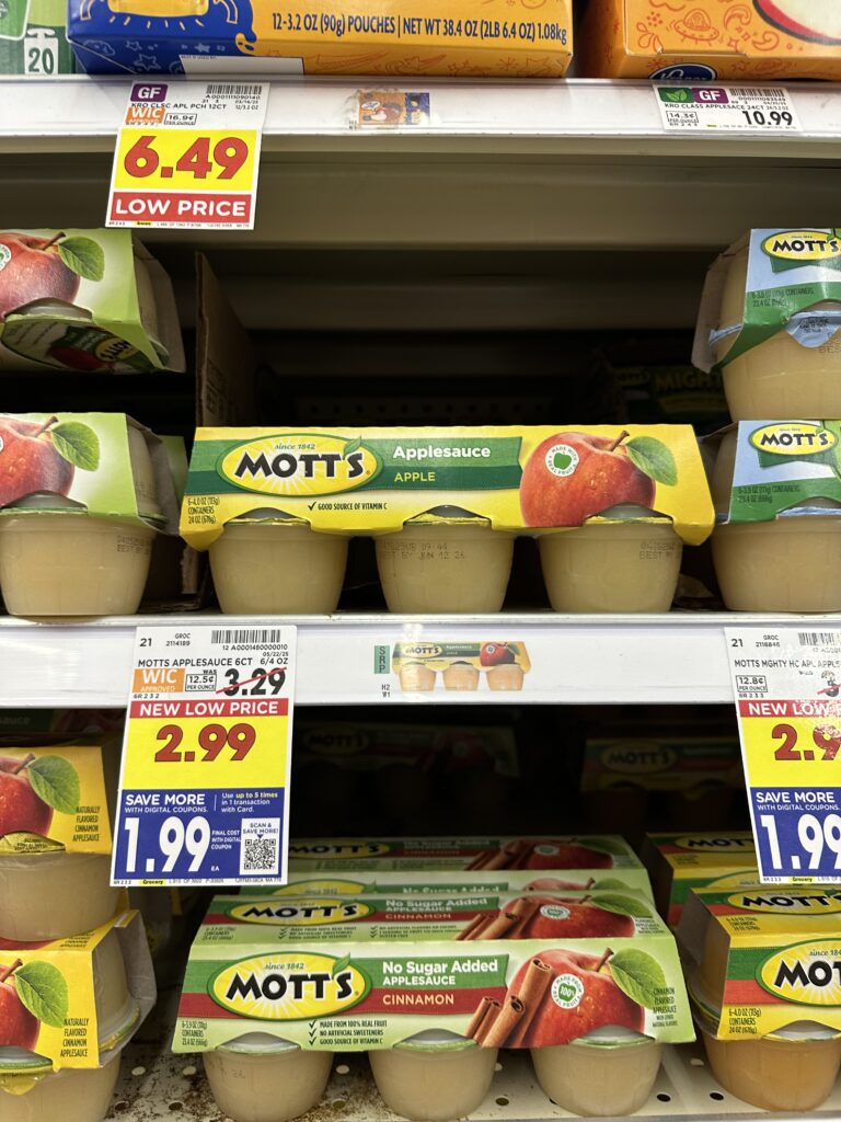 mott's applesauce kroger shelf image (1)
