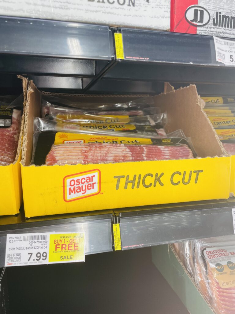 oscar mayer bacon kroger shelf image (1)