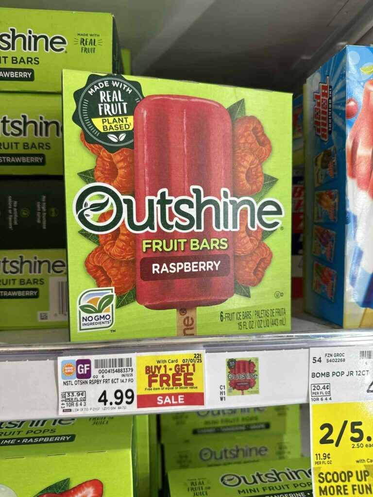 outshine bars kroger shelf image 7