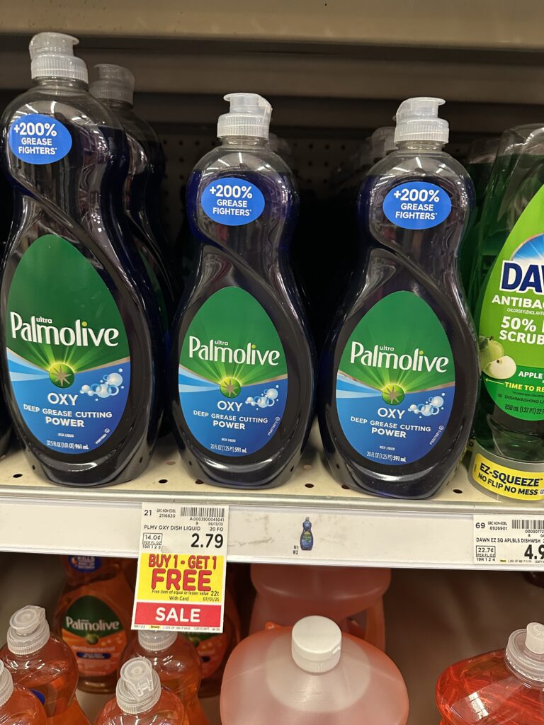 palmolive dish soap kroger shelf image (3)