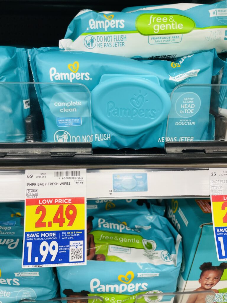 pampers wipe kroger shelf image (2)