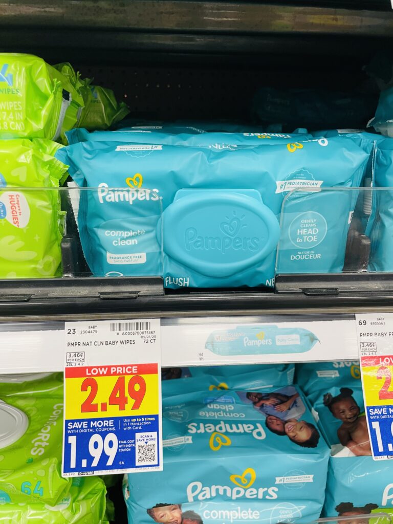 pampers wipe kroger shelf image (2)