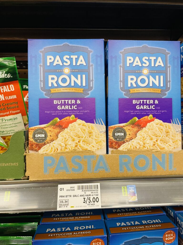 pasta roni kroger shelf image (1)
