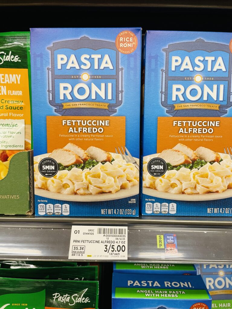 pasta roni kroger shelf image (1)
