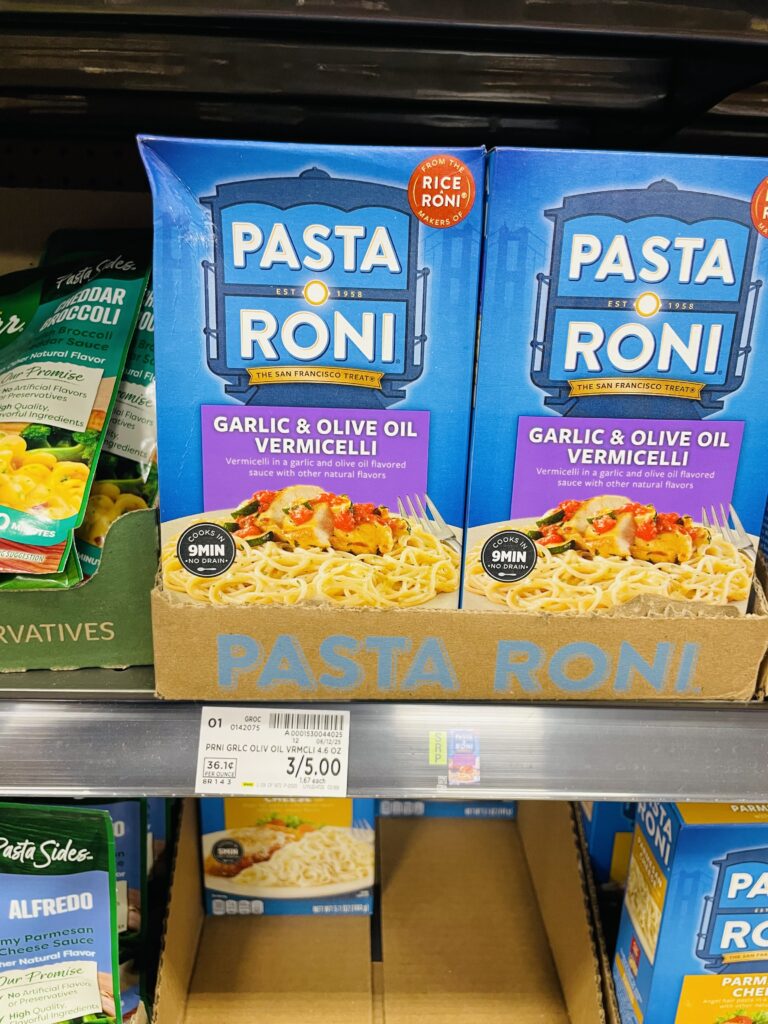 pasta roni kroger shelf image (1)