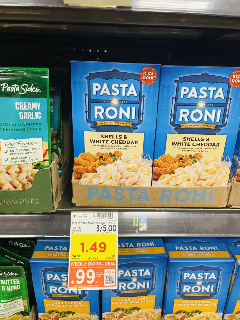 pasta roni kroger shelf image (1)