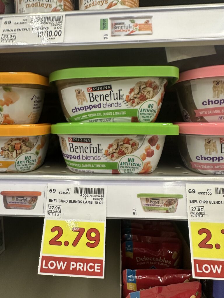 purina beneful wet food kroger shelf image (1)