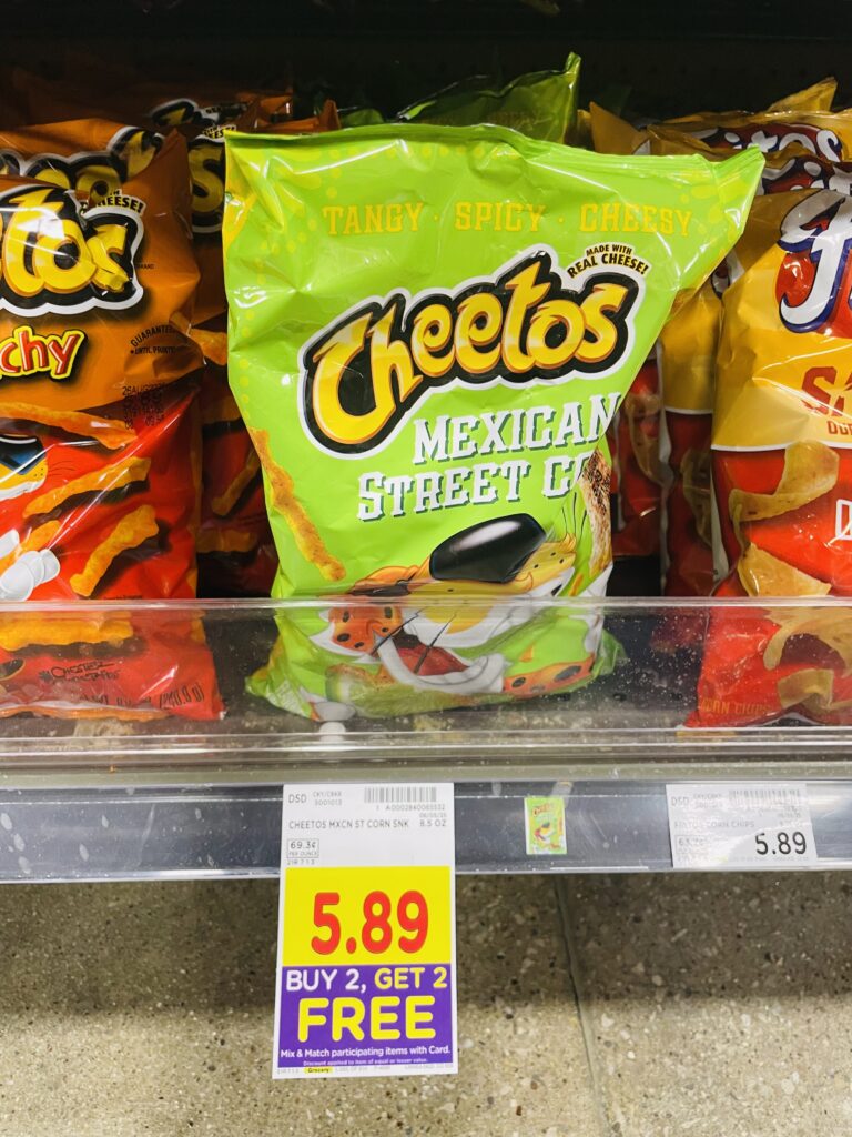 ruffles, cheetos and doritos kroger shelf image (1)