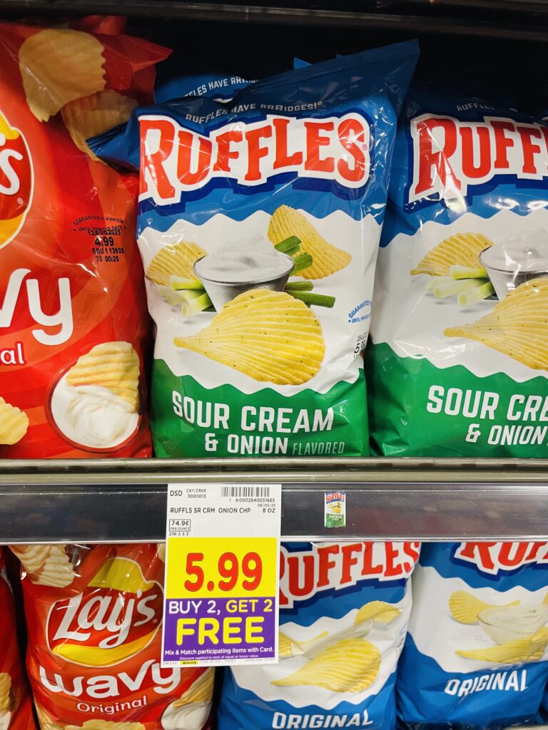 ruffles, cheetos and doritos kroger shelf image (1)