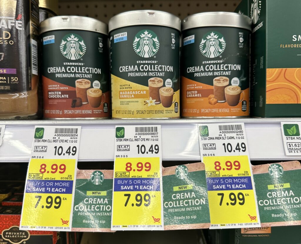 starbucks crema kroger shelf image