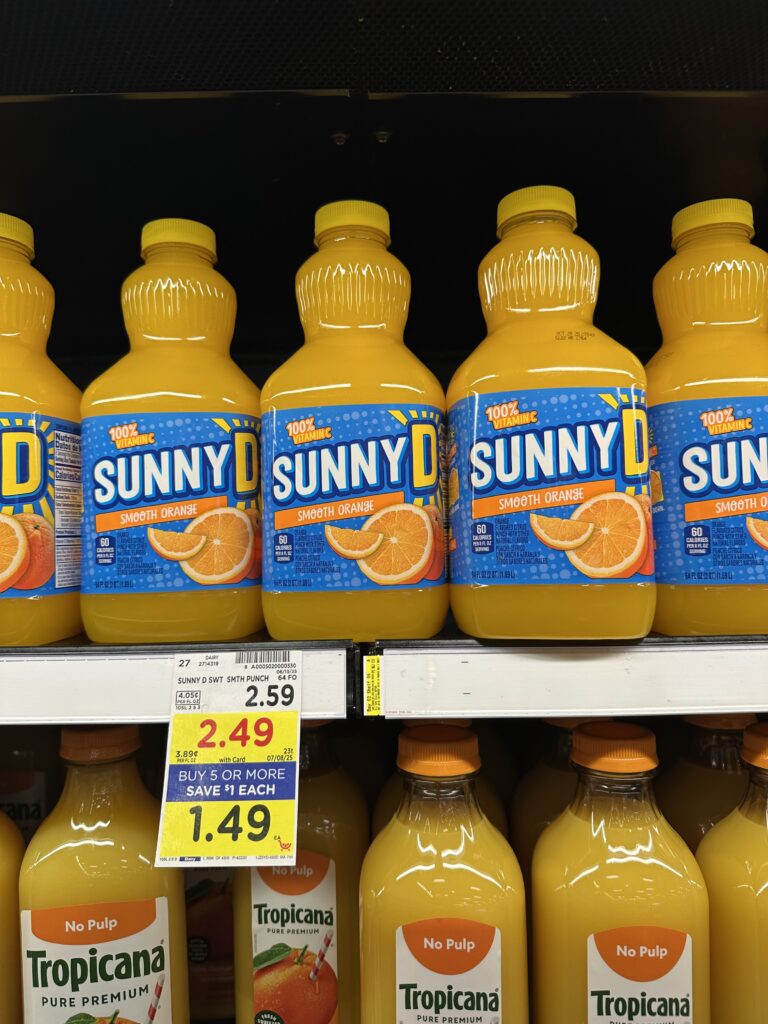 sunny d kroger shelf image
