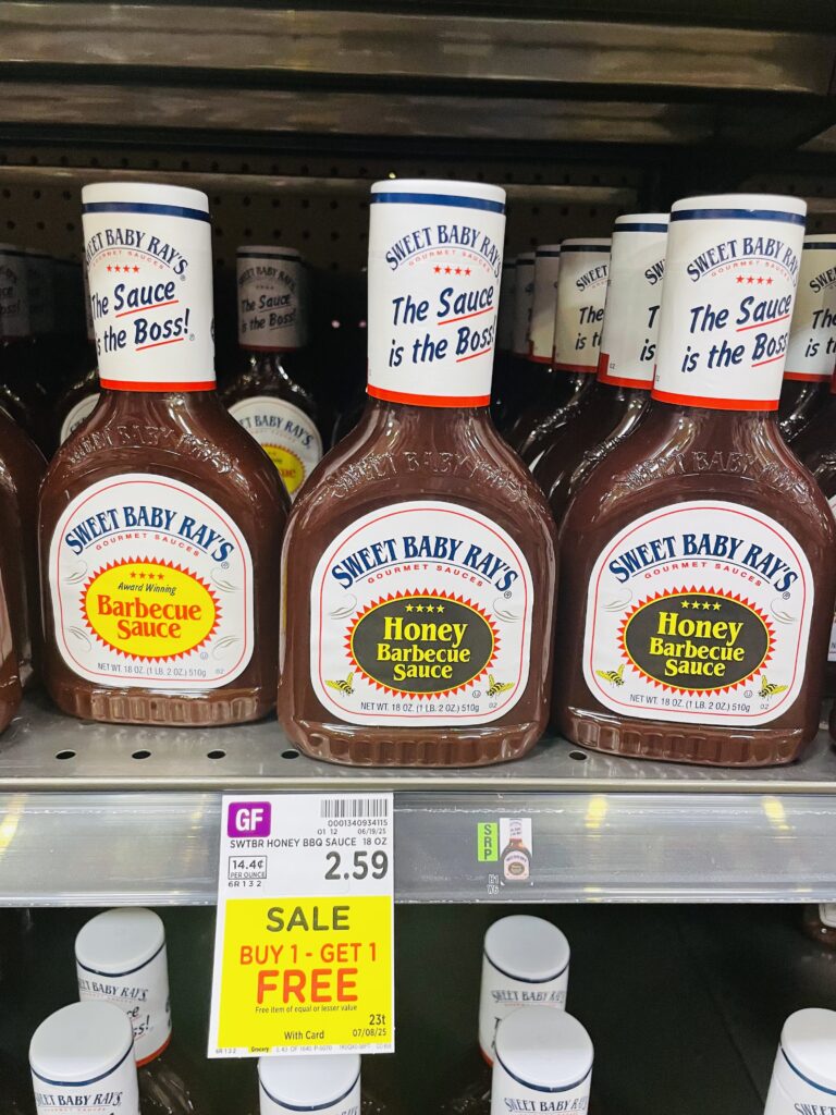 sweet baby ray's kroger shelf image (1)
