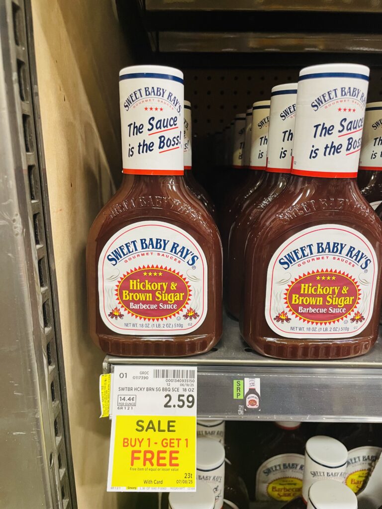 sweet baby ray's kroger shelf image (1)