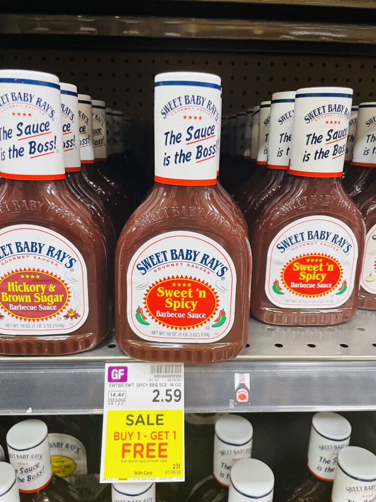 sweet baby ray's kroger shelf image (1)