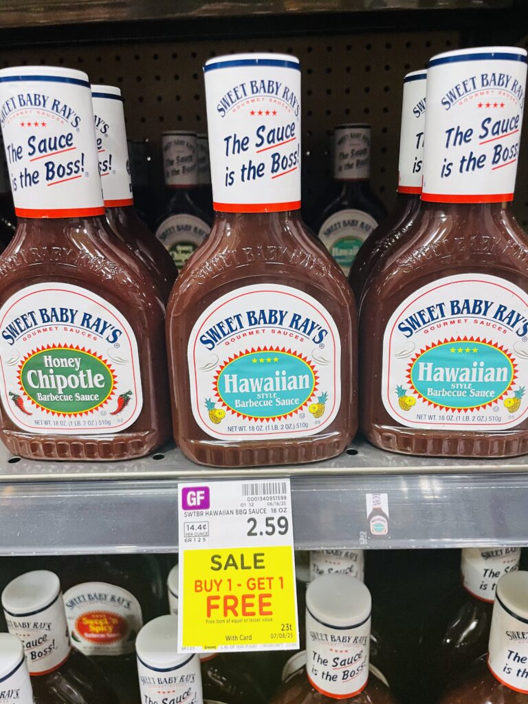 sweet baby ray's kroger shelf image (1)
