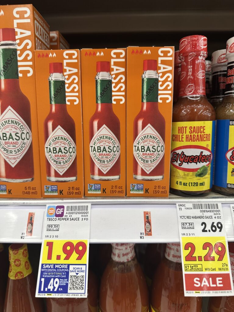 tabasco kroger shelf image