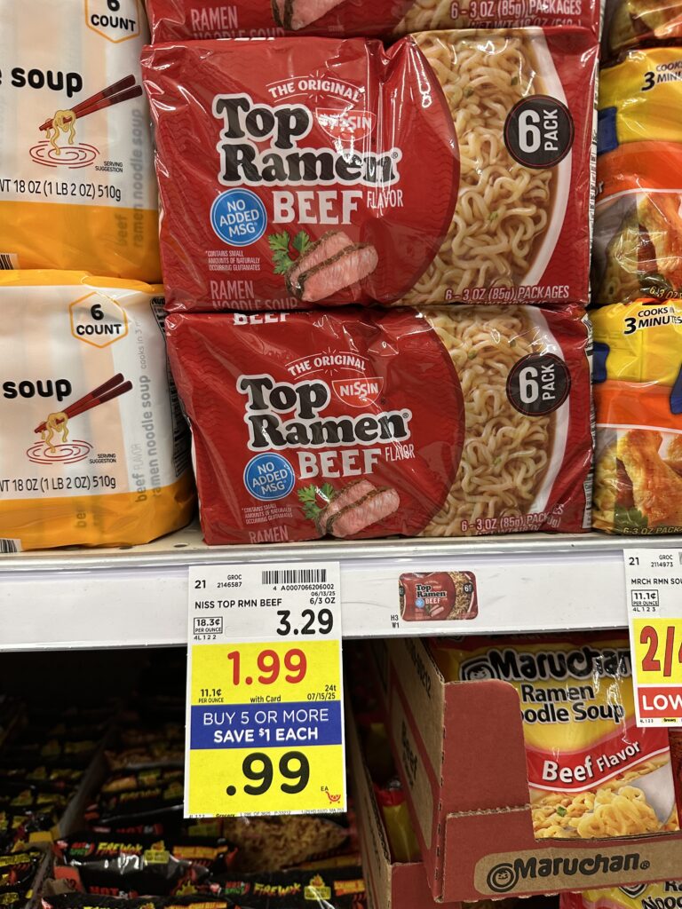 top ramen kroger shelf image (1)