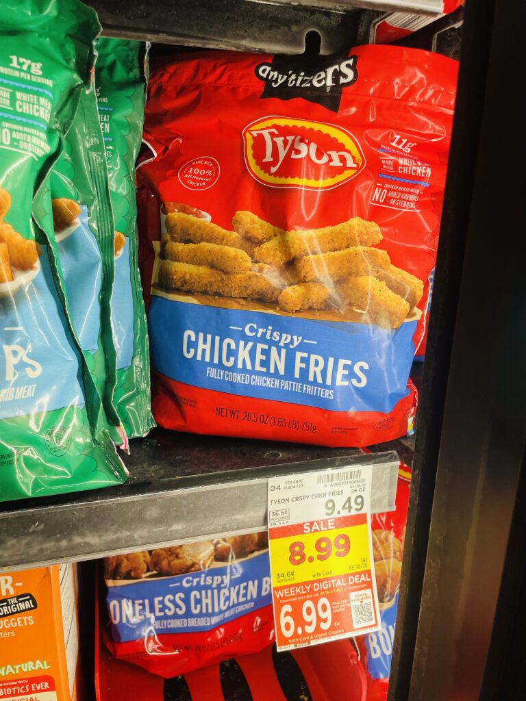 tyson frozen chicken kroger shelf image (1)