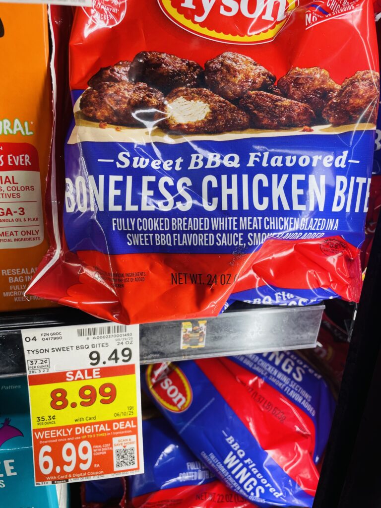 tyson frozen chicken kroger shelf image (1)