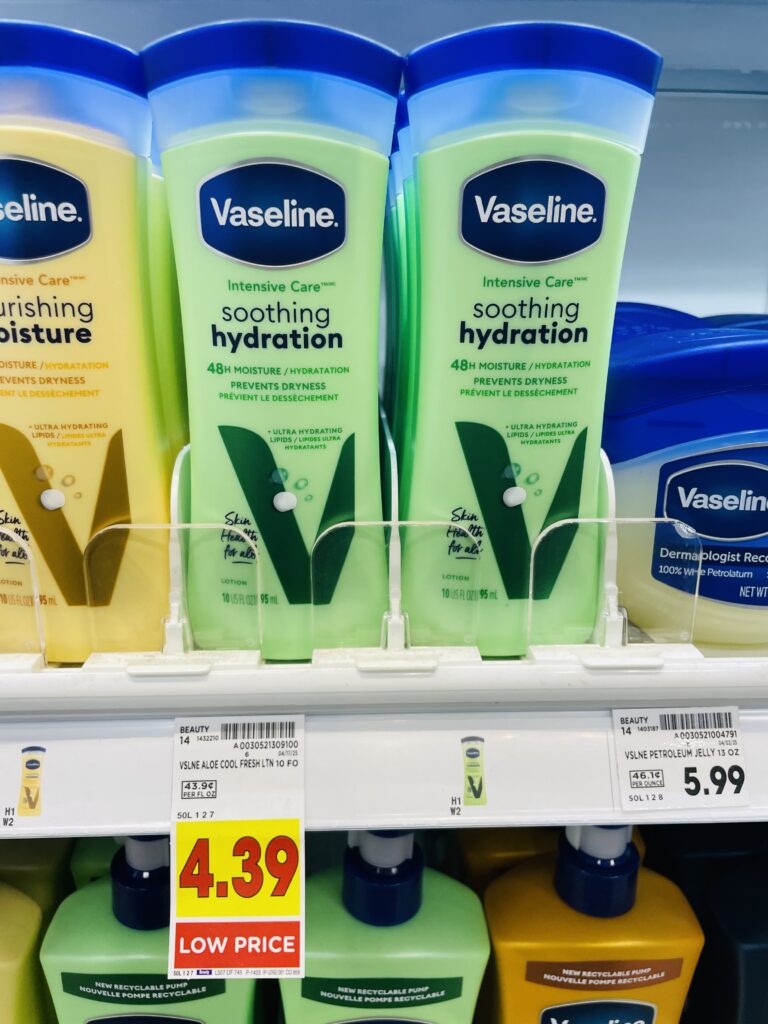 vaseline lotion and jelly kroger shelf image (1)