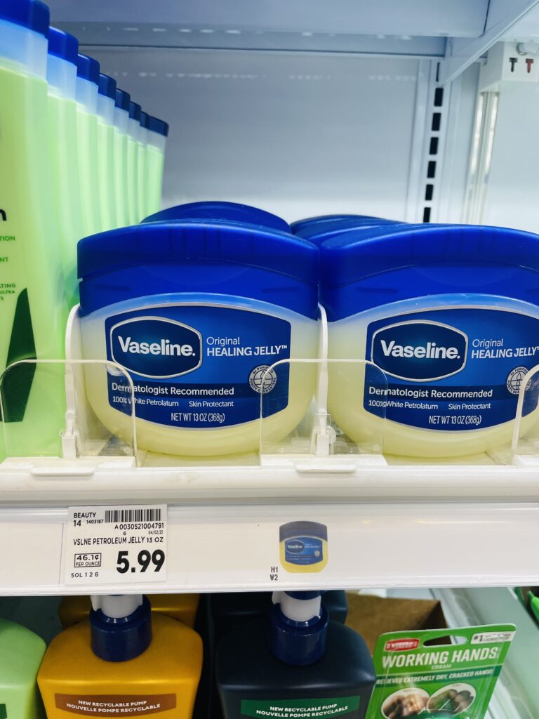 vaseline lotion and jelly kroger shelf image (1)